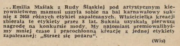 Zaklady Przemyslu Zapalczanego Etykieta strazak 1968 nr 8