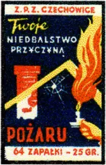 Zaklady Przemyslu Zapalczanego Etykieta z 26