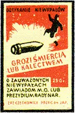 Zaklady Przemyslu Zapalczanego Etykieta z 45