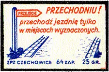 Zaklady Przemyslu Zapalczanego Etykieta z 69