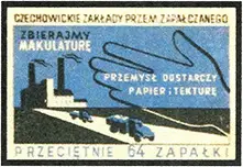 Zaklady Przemyslu Zapalczanego Etykieta z 7