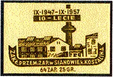 Zaklady Przemyslu Zapalczanego Etykieta z 71