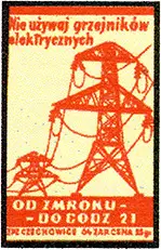 Zaklady Przemyslu Zapalczanego Etykieta z 75