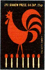 Zaklady Przemyslu Zapalczanego Etykieta z 557