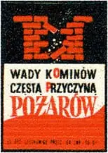 Zaklady Przemyslu Zapalczanego Etykieta z 627